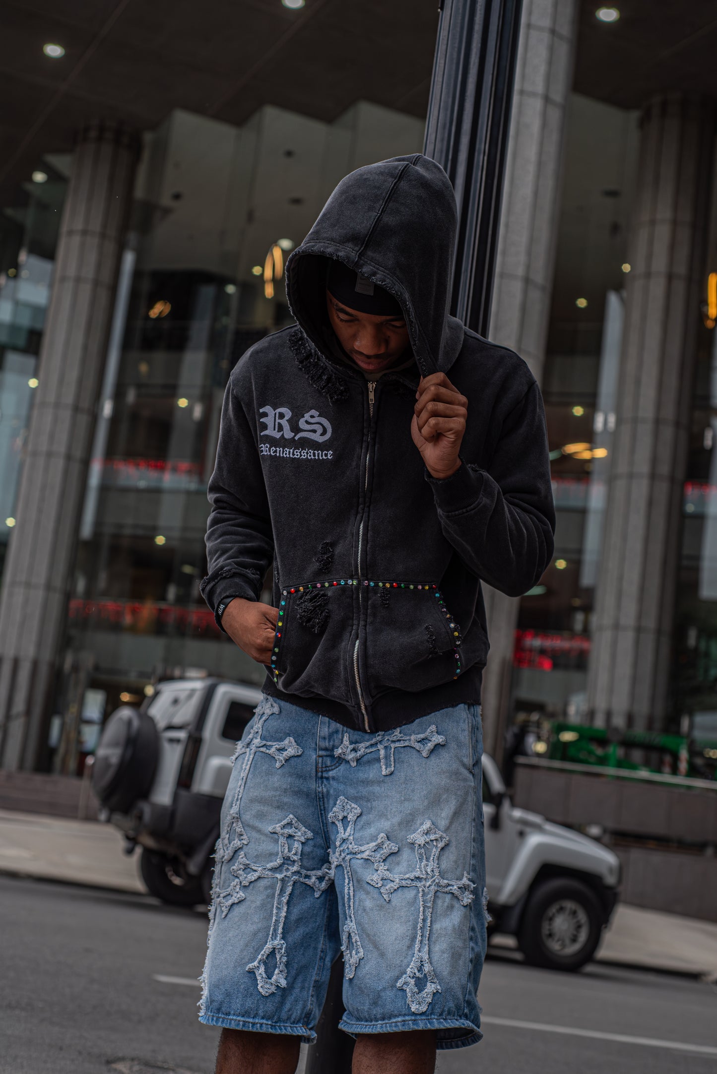 Black Stained Glass jacket